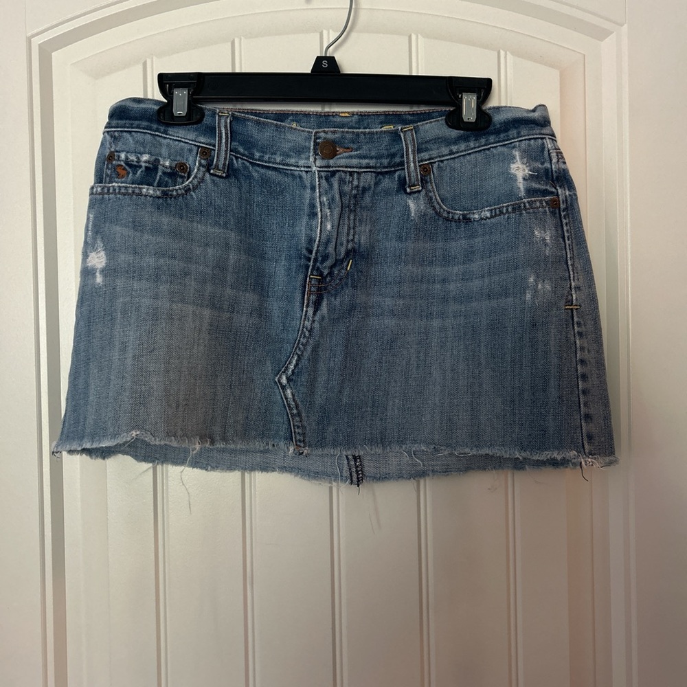 Abercrombie & Fitch Blue Mini Skirt for Night Out